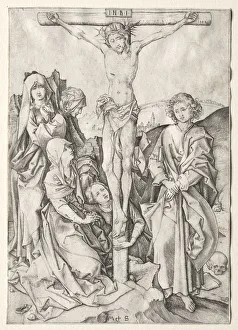 Martin Schongauer German Prints: The Passion: Christ on the Cross. Creator: Martin Schongauer (German, c. 1450-1491)