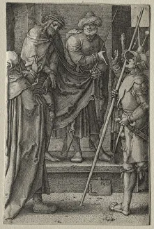 Lucas Van Leyden Dutch Prints: The Passion: Christ Presented to the People