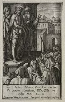 Hieronymus Wierix Gallery: The Passion: Christ Presented to the People. Creator: Hieronymus Wierix (Flemish, 1553-1619)