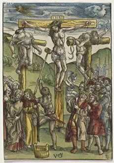 Early 16th Century Gallery: The Passion: The Crucifixion, before 1508. Creator: Urs I Graf (Swiss, c. 1485-1527 / 29)