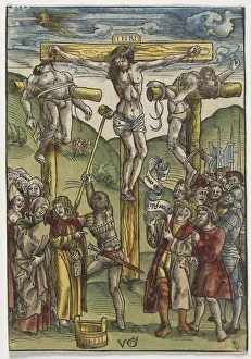 Early 16th Century Prints: The Passion: The Crucifixion, before 1508. Creator: Urs I Graf (Swiss, c. 1485-1527 / 29)