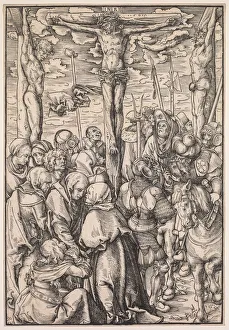 Early 16th Century Prints: The Passion: Crucifixion, 1509. Creator: Lucas Cranach (German, 1472-1553)