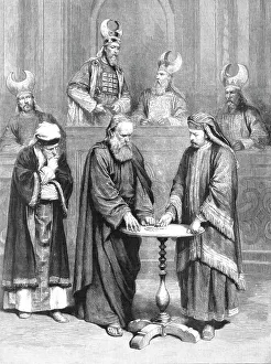 Betraying Prints: The Passion Play at Oberammergau; Judas taking the Thirty Pieces of Silver
