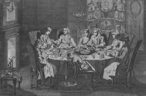 Haggada Prints: The Passover of the Portuguese Jews, c1730s. Creator: Unknown