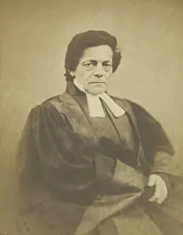Protestantism Prints: Pasteur Monod, 1854-1855. Creator: Nadar