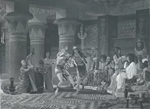 Alma Tadema Lawrence Collection: Pastime in Ancient Egypt, 1876. Creator: Charles William Sharpe