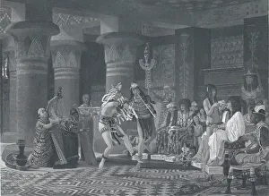 Charles W Sharpe Prints: Pastime in Ancient Egypt, 1876. Creator: Charles William Sharpe