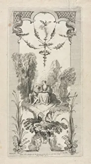 Jean Antoine Watteau French Prints: Pastoral, Arabesque. Creator: Louis Crepy (French)
