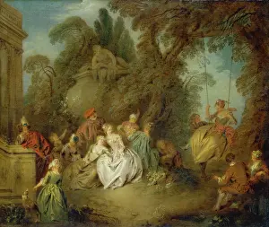 Celebrations Prints: Pastoral Festivity, c1725-1735. Creator: Jean-Baptiste Pater