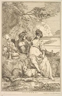 Mortimer Prints: Pastoral (from Fifteen Etchings Dedicated to Sir Joshua Reynolds), December 8, 1778