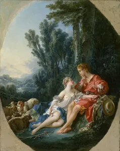 Loving Prints: Pastoral Music, 1743. Creator: Boucher, François (1703-1770)