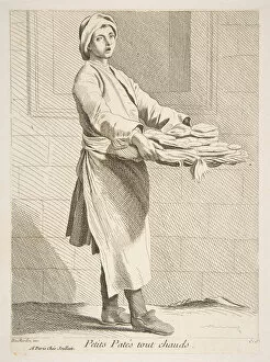 Anne Claude Philippe De Gallery: Pastry Seller, 1738. Creator: Caylus, Anne-Claude-Philippe de