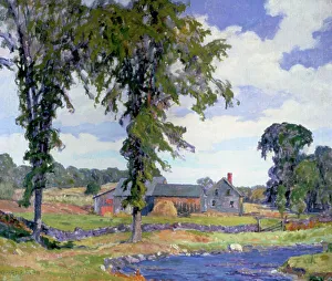 Harriet Prints: Pasture Brook, 1928. Artist: Harriet Lumis