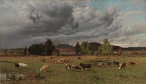 Pasture in Häme, 1881. Creator: Hjalmar Munsterhjelm