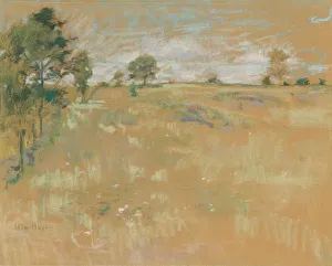 John Henry Twachtman Prints: Pastures, Greenwich, Connecticut, c. 1890-1900. Creator: John Henry Twachtman (American