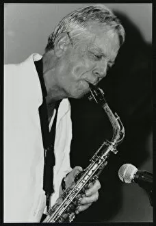 Alto Sax Collection: Pat Crumly playing alto saxophone at The Fairway, Welwyn Garden City, Hertfordshire, 2004