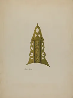Patch Box from Ky. Rifle, c. 1938. Creator: Albert J. Levone