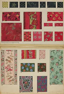 Patchwork Gallery: Patchwork and Applique Quilt, c. 1936. Creators: Irene Schaefer, Mary Berner