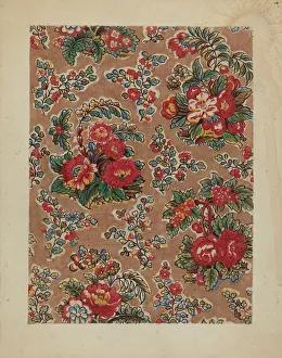 Patchwork Bedspread, c. 1936. Creator: Frances Lichten