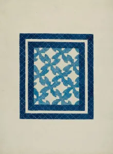 Patchwork Quilt, 1935 / 1942. Creator: Genevieve Sherlock