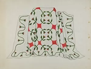 Ellen Duncan Gallery: Patchwork Quilt, c. 1936. Creator: Ellen Duncan