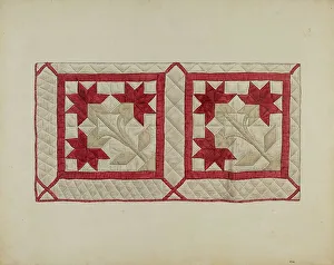 Patchwork Quilt, c. 1936. Creator: Paul Ward