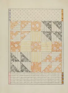 Patchwork Quilt, c. 1937. Creator: Margaret Linsley