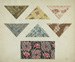 Piece Prints: Patchwork Quilt, c. 1938. Creator: A. Zimet