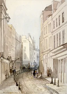 Thomas Colman Prints: Paternoster Row, City of London, 1851. Artist: Thomas Colman Dibdin