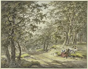 Path Prints: Path through the forest past a farmstead