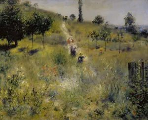 Path Leading through Tall Grass. Artist: Renoir, Pierre Auguste (1841-1919)