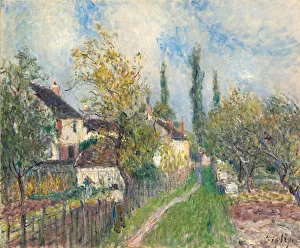Alfred 1839 1899 Gallery: A path at Les Sablons, 1883. Artist: Sisley, Alfred (1839-1899)