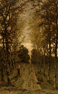 A Path near Putte, c1860s. Creator: Jean Pierre Francois Lamoriniere
