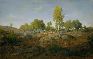 Rousseau Theodore Prints: A Path among the Rocks, probably 1861. Creator: Theodore Rousseau