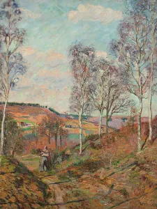 Guillaumin Jean Baptiste Armand Prints: The path to the valley, 1885. Creator: Armand Guillaumin