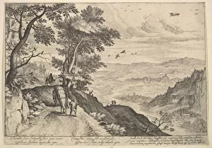 Brueghel The Elder Collection: Path over a Valley. Creator: Crispijn de Passe I