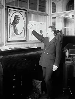 Toasting Prints: Pathe, between c1915 and c1920. Creator: Bain News Service