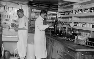 Pathologist Prints: Pathological laboratory - COMFORT, between c1915 and c1920. Creator: Bain News Service