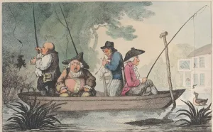 Rowlandson Prints: Patience in a Punt, 1811. 1811. Creator: Thomas Rowlandson