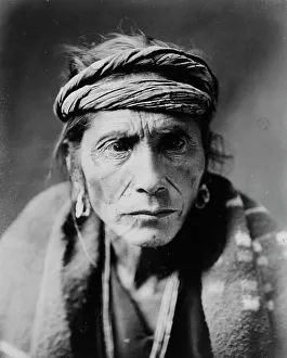 Navaho Prints: The Patient, c1905. Creator: Edward Sheriff Curtis