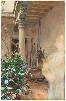 The Patio, 1908. Creator: John Singer Sargent (American, 1856-1925)