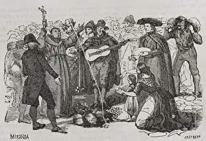 Gift Prints: Patriotic donations and offerings by the Spaniards