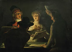 Images Dated 15th November 2005: The Patriotic Singers, 1794. Artist: Dominique Doncre