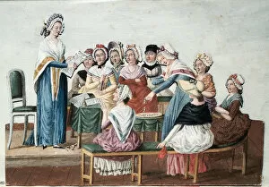 Lesueur Gallery: A Patriotic Womens Club, c. 1793