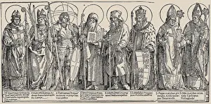 Durer Prints: The Patron Saints of Austria, c1515. Creator: Durer, Albrecht (1471-1528)