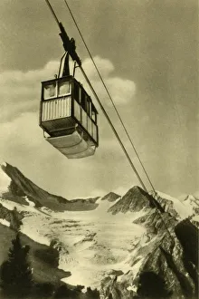 Innsbruck Prints: Patscherkofelbahn, Innsbruck, Tyrol, Austria, c1935. Creator: Unknown