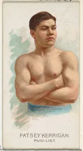 Worlds Champions Prints: Patsey Kerrigan, Pugilist, from Worlds Champions, Series 2 (N29) for Allen &amp