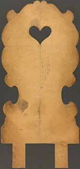 Back Pattern for Side Chair, 1825/75. Creator: Unknown