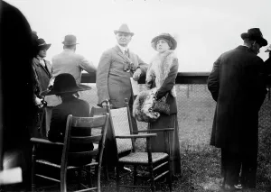 Race Track Prints: Paul D. Cravath & Vera, (1912?). Creator: Bain News Service