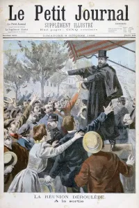 Podium Prints: Paul Deroulede, French author and politician, 1898. Artist: F Meaulle